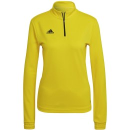 Adidas teamwear Bluza damska adidas Entrada 22 Top Training żółta HI2130