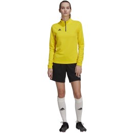 Adidas teamwear Bluza damska adidas Entrada 22 Top Training żółta HI2130