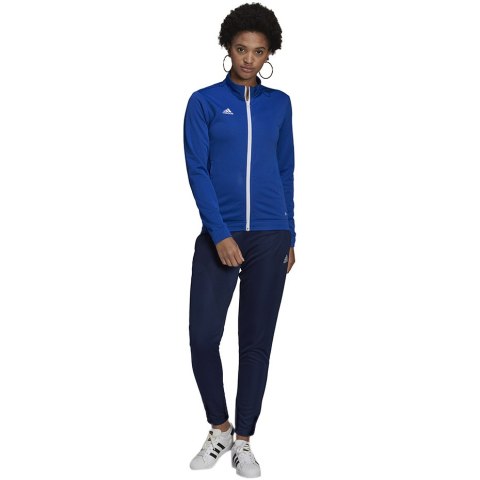 Adidas teamwear Bluza damska adidas Entrada 22 Track Jacket niebieska HG6293 Adidas teamwear Bluza damska adidas Entrada 22 Track Jacket niebieska HG6293