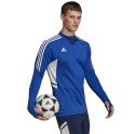 Adidas teamwear Bluza męska adidas Condivo 22 Training 1/2 zip niebiesko-biała HA6271