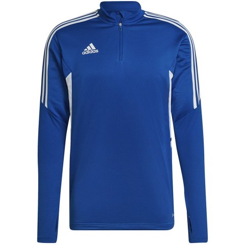 Adidas teamwear Bluza męska adidas Condivo 22 Training 1/2 zip niebiesko-biała HA6271 Adidas teamwear Bluza męska adidas Condivo 22 Training 1/2 zip niebiesko-biała HA6271