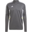 Adidas teamwear Bluza męska adidas Condivo 22 Training 1/2 zip szaro-biała HD2312