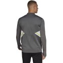 Adidas teamwear Bluza męska adidas Condivo 22 Training 1/2 zip szaro-biała HD2312