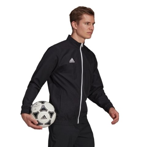 Adidas teamwear Bluza męska adidas Entrada 22 Presentation Jacket czarna H57534 Adidas teamwear Bluza męska adidas Entrada 22 Presentation Jacket czarna H57534