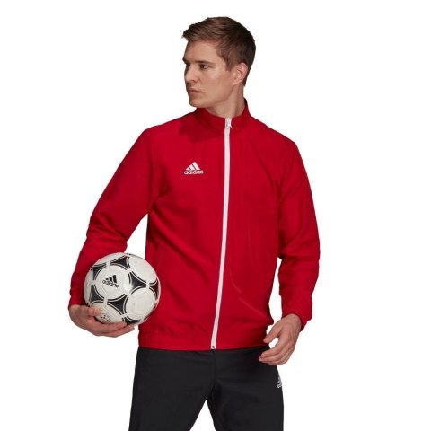 Adidas teamwear Bluza męska adidas Entrada 22 Presentation Jacket czerwona H57536 Adidas teamwear Bluza męska adidas Entrada 22 Presentation Jacket czerwona H57536
