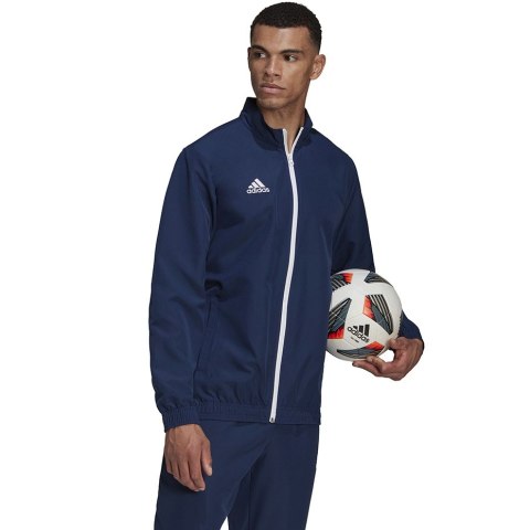 Adidas teamwear Bluza męska adidas Entrada 22 Presentation Jacket granatowa HB0571 Adidas teamwear Bluza męska adidas Entrada 22 Presentation Jacket granatowa HB0571