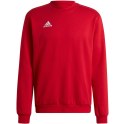 Adidas teamwear Bluza męska adidas Entrada 22 Sweat Top czerwona HB0577