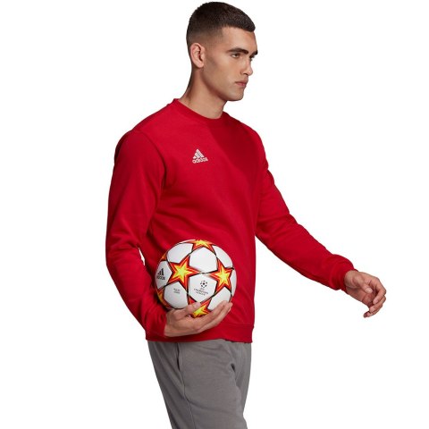 Adidas teamwear Bluza męska adidas Entrada 22 Sweat Top czerwona HB0577 Adidas teamwear Bluza męska adidas Entrada 22 Sweat Top czerwona HB0577