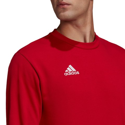 Adidas teamwear Bluza męska adidas Entrada 22 Sweat Top czerwona HB0577 Adidas teamwear Bluza męska adidas Entrada 22 Sweat Top czerwona HB0577