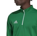 Adidas teamwear Bluza męska adidas Entrada 22 Training Top zielona HI2129