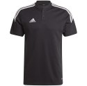 Adidas teamwear Koszulka męska adidas Condivo 22 Polo czarna H44105