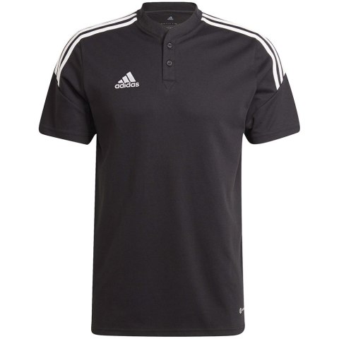 Adidas teamwear Koszulka męska adidas Condivo 22 Polo czarna H44105