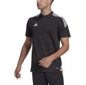 Adidas teamwear Koszulka męska adidas Condivo 22 Polo czarna H44105