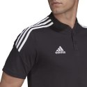 Adidas teamwear Koszulka męska adidas Condivo 22 Polo czarna H44105