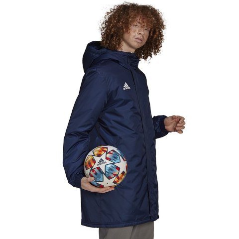 Adidas teamwear Kurtka męska adidas Entrada 22 Stadium Jacket granatowa HG6301 Adidas teamwear Kurtka męska adidas Entrada 22 Stadium Jacket granatowa HG6301