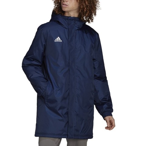 Adidas teamwear Kurtka męska adidas Entrada 22 Stadium Jacket granatowa HG6301 Adidas teamwear Kurtka męska adidas Entrada 22 Stadium Jacket granatowa HG6301