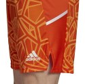 Adidas teamwear Spodenki bramkarskie męskie adidas Condivo 22 Goalkeeper pomarańczowe HB1627