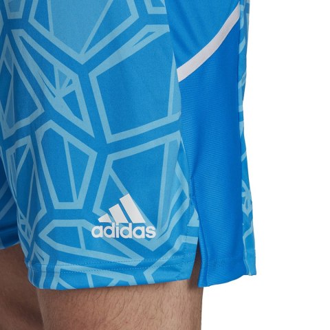 Adidas teamwear Spodenki bramkarskie męskie adidas Condivo 22 niebieskie HB1629 Adidas teamwear Spodenki bramkarskie męskie adidas Condivo 22 niebieskie HB1629