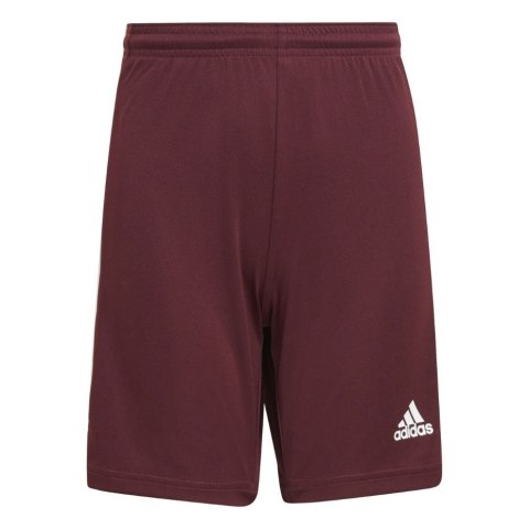 Adidas teamwear Spodenki dla dzieci adidas Squadra 21 Short bordowe GN8081