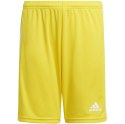 Adidas teamwear Spodenki dla dzieci adidas Squadra 21 żółte GN5760