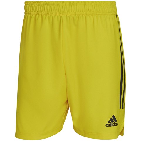 Adidas teamwear Spodenki męskie adidas Condivo 22 Match Day żółto-czarne HA3511