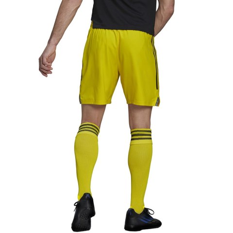 Adidas teamwear Spodenki męskie adidas Condivo 22 Match Day żółto-czarne HA3511 Adidas teamwear Spodenki męskie adidas Condivo 22 Match Day żółto-czarne HA3511