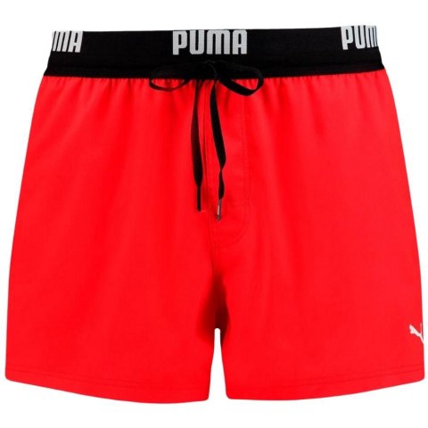 Puma Spodenki kąpielowe męskie Puma Logo Short Lenght czerwone 907659 02