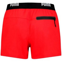 Puma Spodenki kąpielowe męskie Puma Logo Short Lenght czerwone 907659 02