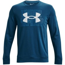 Under Armour Bluza męska Under Armour UA Rival Terry Logo Crew niebieska 1370391 458