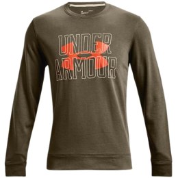 Under Armour Bluza męska Under Armour UA Rival Terry Logo Crew zielona 1370391 361