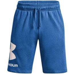 Under Armour Spodenki męskie Under Armour Rival FLC Big Logo Shorts niebieskie 1357118 474