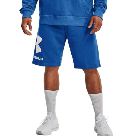 Under Armour Spodenki męskie Under Armour Rival FLC Big Logo Shorts niebieskie 1357118 474 Under Armour Spodenki męskie Under Armour Rival FLC Big Logo Shorts niebieskie 1357118 474