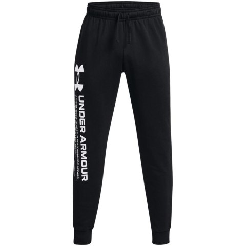 Under Armour Spodnie męskie Under Armour Rival Fleece Chroma Pants czarne 1370345 001 Under Armour Spodnie męskie Under Armour Rival Fleece Chroma Pants czarne 1370345 001