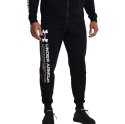 Under Armour Spodnie męskie Under Armour Rival Fleece Chroma Pants czarne 1370345 001 Under Armour Spodnie męskie Under Armour Rival Fleece Chroma Pants czarne 1370345 001
