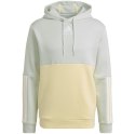 Adidas Bluza męska adidas Sportswear Colorblock Hoodie miętowo-żółta HL1982