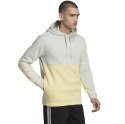 Adidas Bluza męska adidas Sportswear Colorblock Hoodie miętowo-żółta HL1982