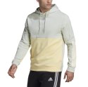 Adidas Bluza męska adidas Sportswear Colorblock Hoodie miętowo-żółta HL1982