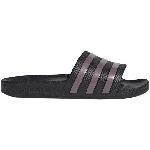 Adidas Klapki damskie adidas Adilette Aqua czarno-fioletowe GX4279