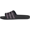 Adidas Klapki damskie adidas Adilette Aqua czarno-fioletowe GX4279