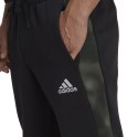 Adidas Spodnie męskie adidas Essentials Camo Print Fleece Pant czarne HL6929