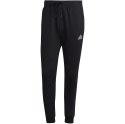 Adidas Spodnie męskie adidas Essentials Fleece Regular Tapered czarne HL2236