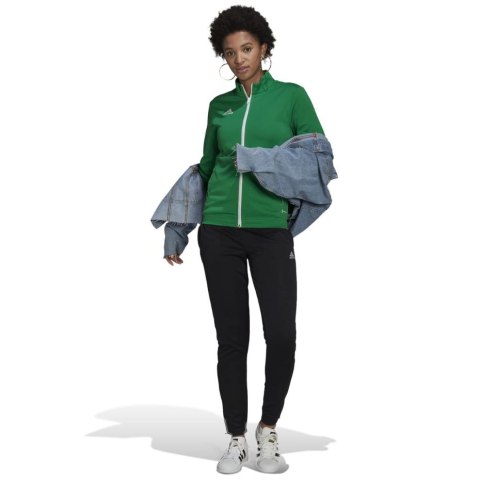 Adidas teamwear Bluza damska adidas Entrada 22 Track Jacket zielona HI2136 Adidas teamwear Bluza damska adidas Entrada 22 Track Jacket zielona HI2136