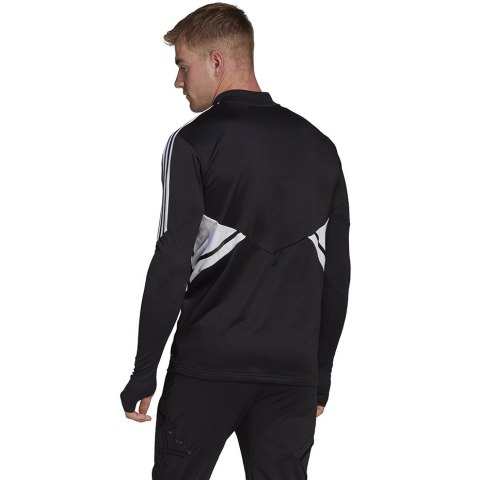 Adidas teamwear Bluza męska adidas Condivo 22 Training Top czarna HA6269 Adidas teamwear Bluza męska adidas Condivo 22 Training Top czarna HA6269