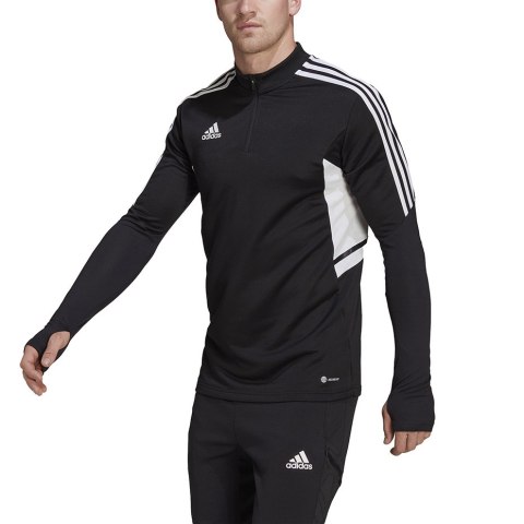 Adidas teamwear Bluza męska adidas Condivo 22 Training Top czarna HA6269 Adidas teamwear Bluza męska adidas Condivo 22 Training Top czarna HA6269