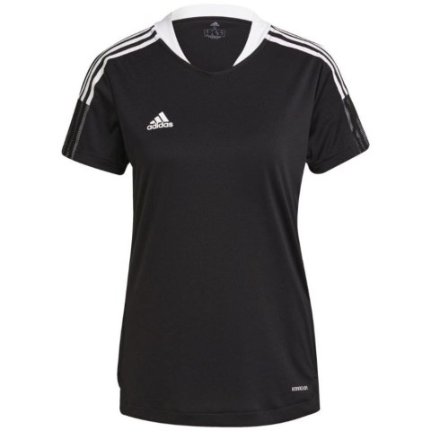 Adidas teamwear Koszulka damska adidas Condivo 21 Training Jersey czarna GM7582