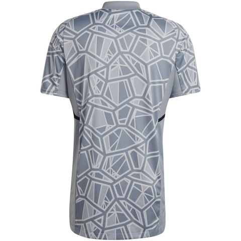 Adidas teamwear Koszulka męska Condivo 22 Goalkeeper Jersey Short Sleeve szara HB1622 Adidas teamwear Koszulka męska Condivo 22 Goalkeeper Jersey Short Sleeve szara HB1622