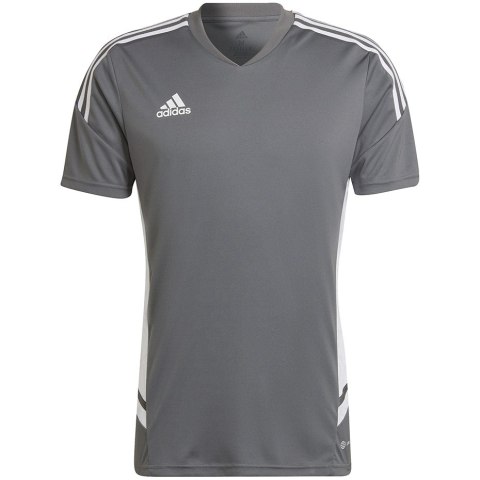 Adidas teamwear Koszulka męska adidas Condivo 22 Jersey szara HD4726 Adidas teamwear Koszulka męska adidas Condivo 22 Jersey szara HD4726