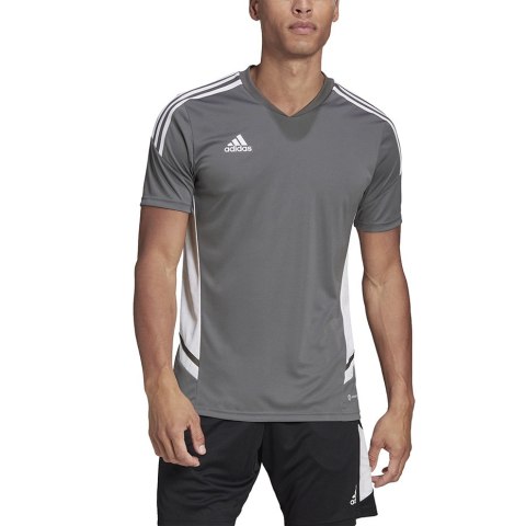 Adidas teamwear Koszulka męska adidas Condivo 22 Jersey szara HD4726 Adidas teamwear Koszulka męska adidas Condivo 22 Jersey szara HD4726