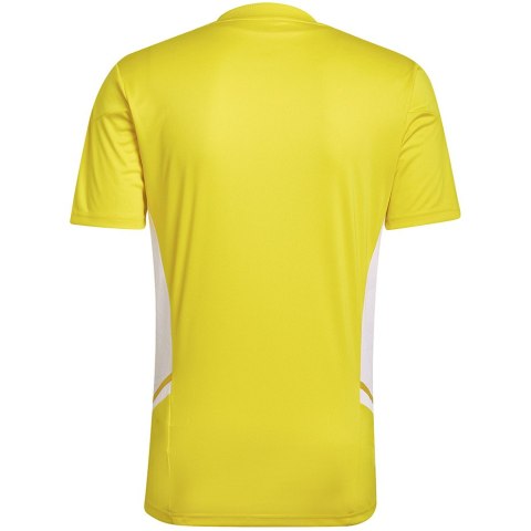 Adidas teamwear Koszulka męska adidas Condivo 22 Jersey żółta HD2267 Adidas teamwear Koszulka męska adidas Condivo 22 Jersey żółta HD2267