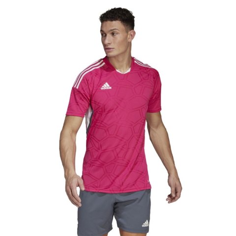 Adidas teamwear Koszulka męska adidas Condivo 22 Match Day Jersey różowa HE2947 Adidas teamwear Koszulka męska adidas Condivo 22 Match Day Jersey różowa HE2947